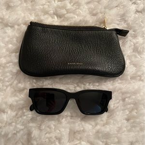 Anine Bing Daria Sunglasses, black